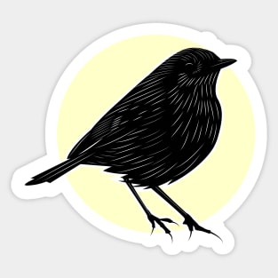 Small Bird Design Sticker